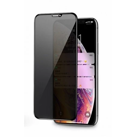 Folie sticla securizata Vivimall compatibila cu Samsung S23, Full Glue, Privacy, Negru