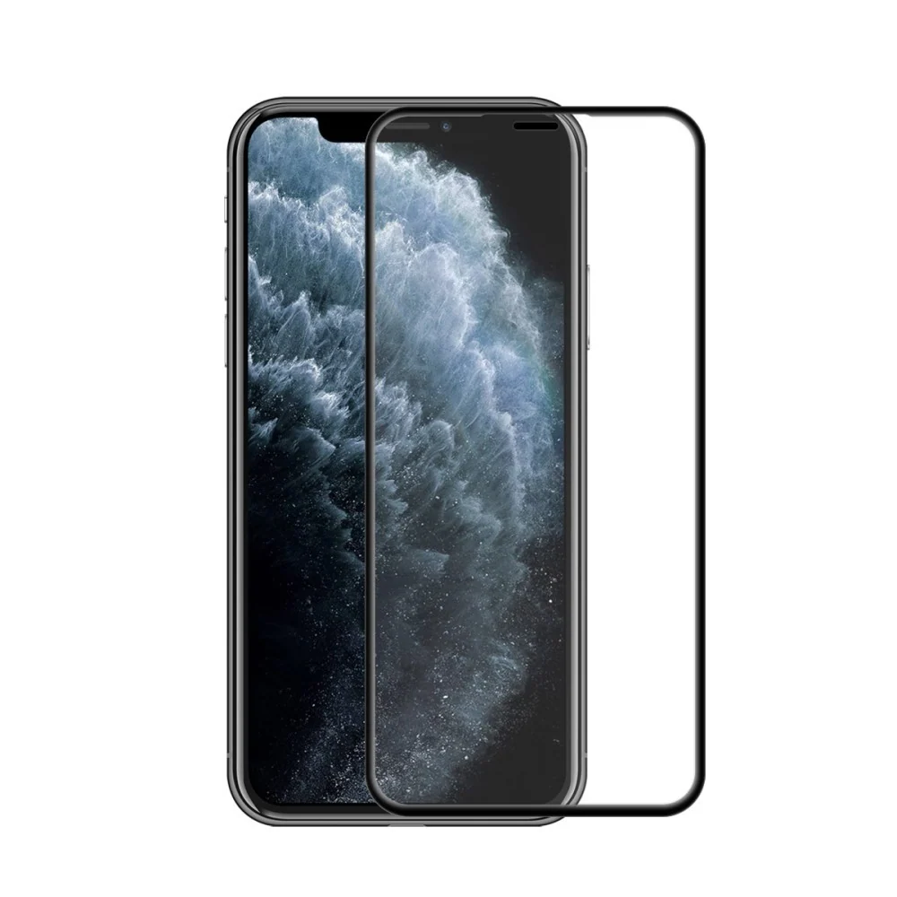 Folie Sticla Vivimall® pentru Apple iPhone 11/XR 111D Negru