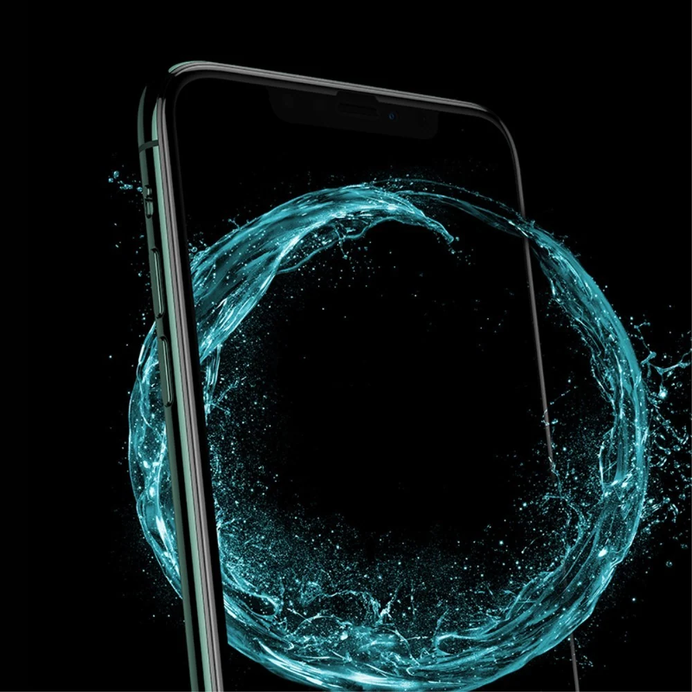 Folie Sticla Vivimall® pentru Apple iPhone 11 Pro Max/XS Max 111D Negru