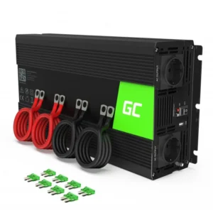 Инвертор GREEN CELL, 12/220V, DC/AC, 2000W/4000W, Чиста синусоида