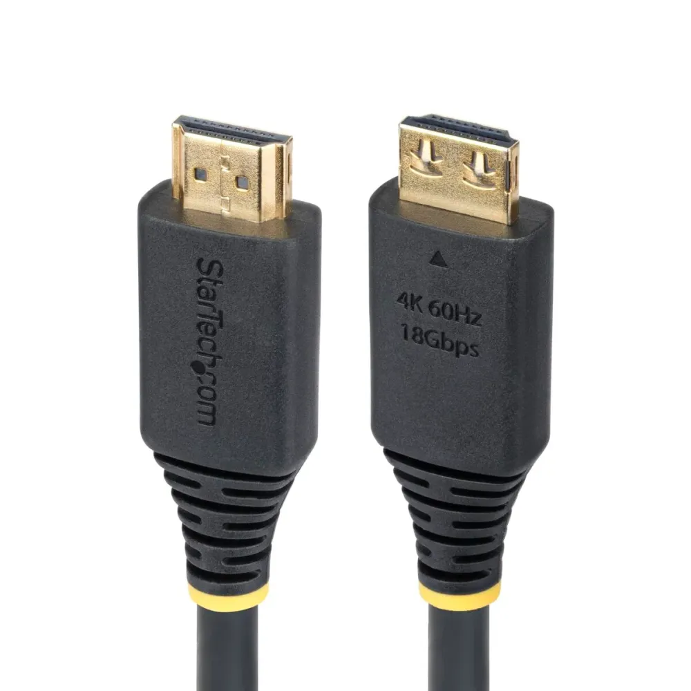 Кабел HDMI Startech HDMI2-CABLE-GRIP-2M Черен 2 m