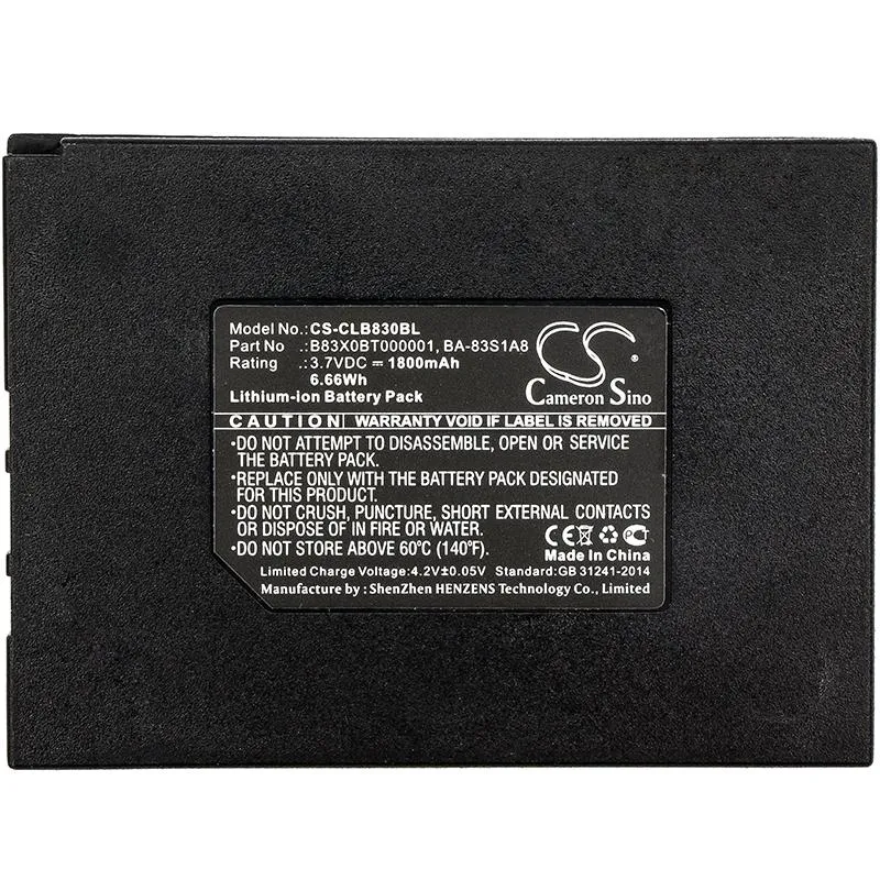Батерия за баркод скенер Honeywell / Datalogic/ Metrologic SP5600 CipherLAB 8300 LiIon 3.7V 1800mAh Cameron Sino