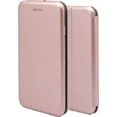 Husa de protectie Vivimall compatibila cu Apple iPhone 7/8/SE 2020 Magnet Book Case Roz-Auriu