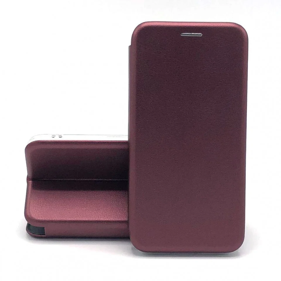 Husa de protectie Vivimall compatibila cu Samsung Galaxy A32 5G Magnet Book Case Bordeaux
