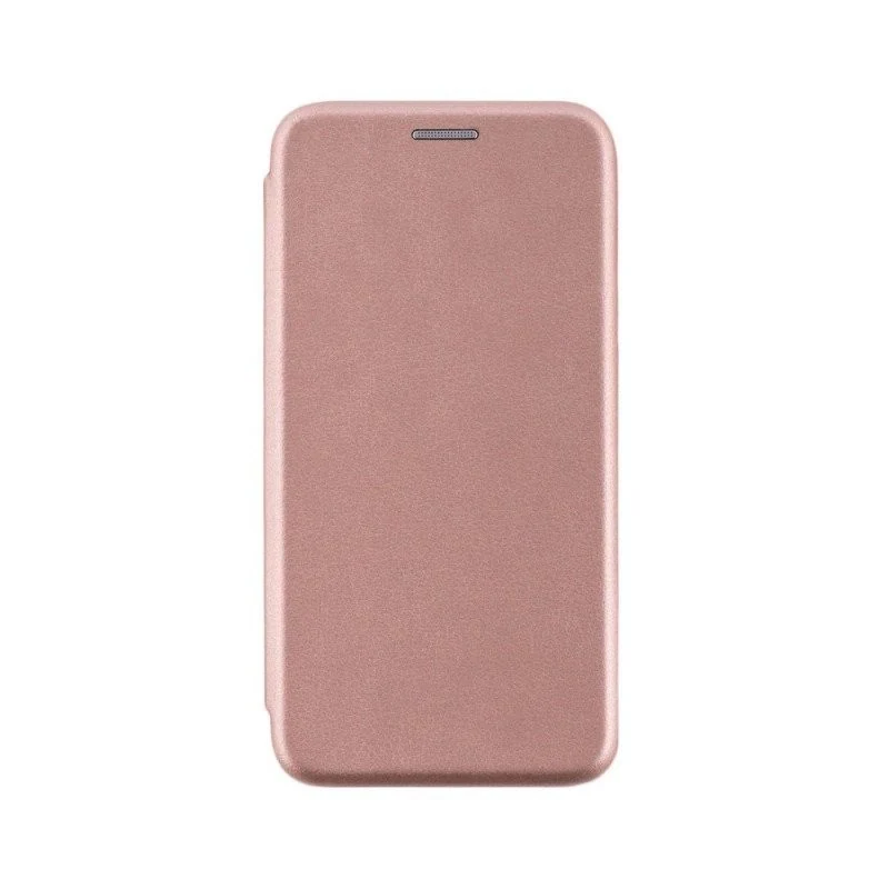 Husa de protectie Vivimall compatibila cu Samsung Galaxy A02S Magnet Book Case Roz-Auriu
