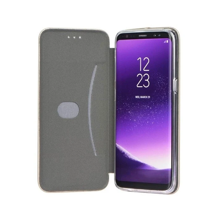 Husa de protectie Vivimall compatibila cu Samsung Galaxy A52 Magnet Book Case Roz-Auriu