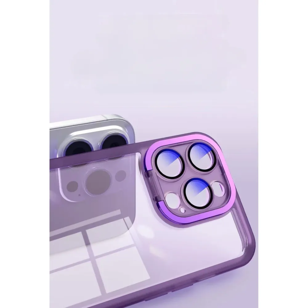 Husa protectie Vivimall pentru Samsung A13 5G Electroplated cu suport pentru camera, 1.5 mm grosime, protectie camera, Mov