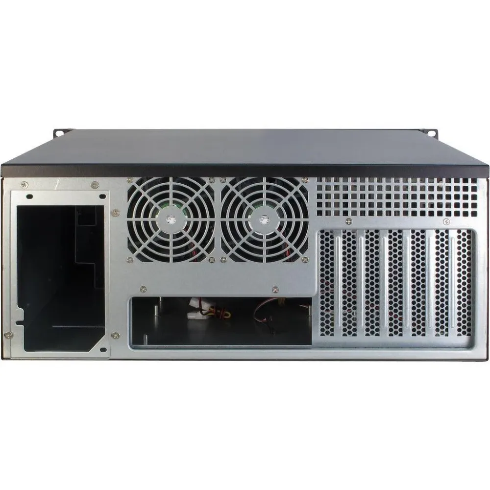 Кутия InterTech 4U-4098-S, 4U, 19", Черн