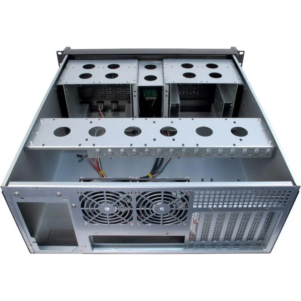 Кутия InterTech 4U-4098-S, 4U, 19", Черн