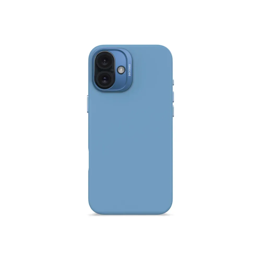 Кейс за iPhone 16 Plus от Decoded - AntiMicrobial - син