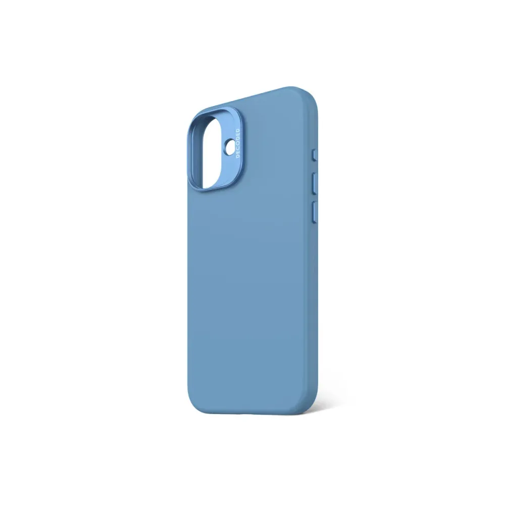 Кейс за iPhone 16 Plus от Decoded - AntiMicrobial - син