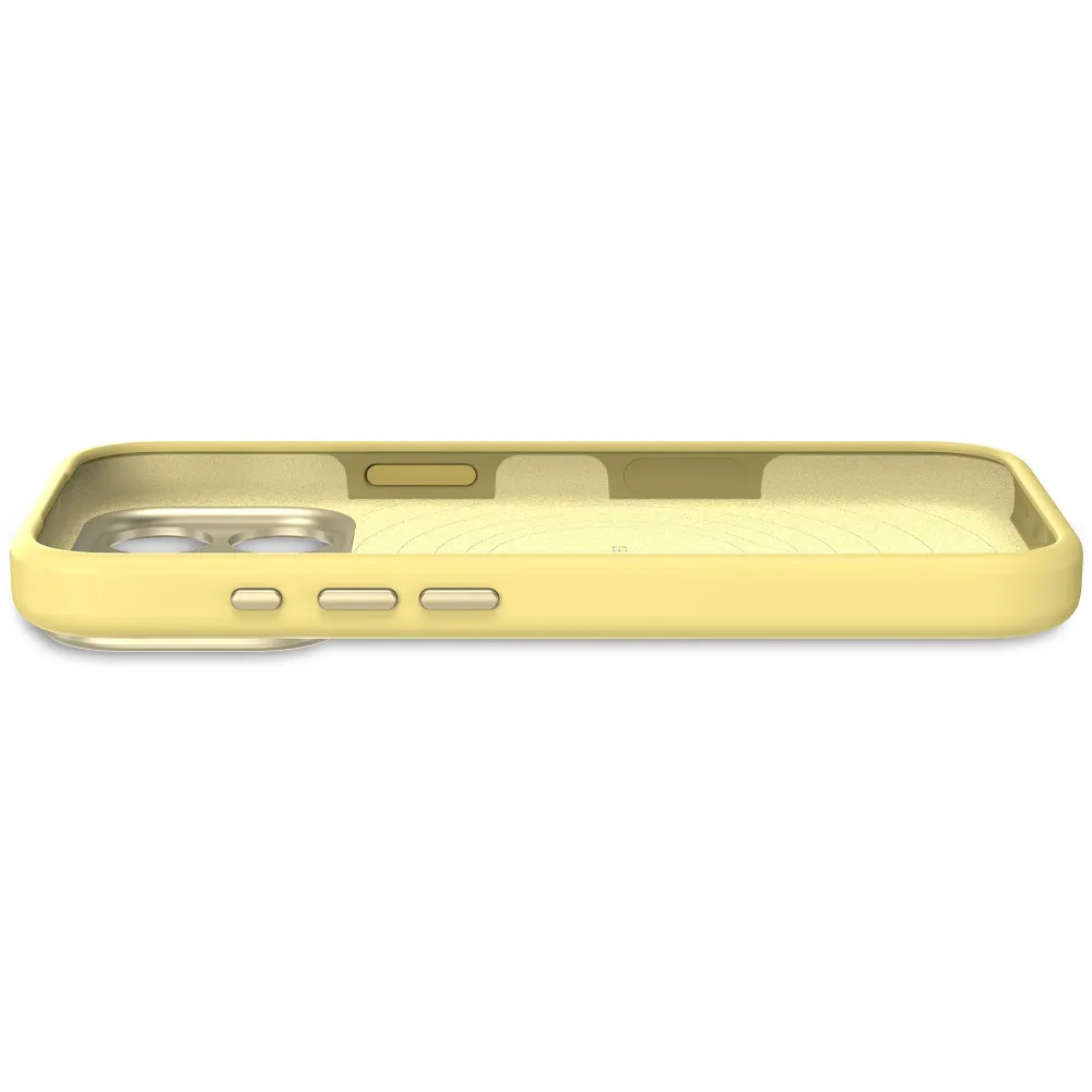 Кейс за iPhone 17 Pro Max от Decoded - силиконов - Antimicrobial - YUMA YELLOW