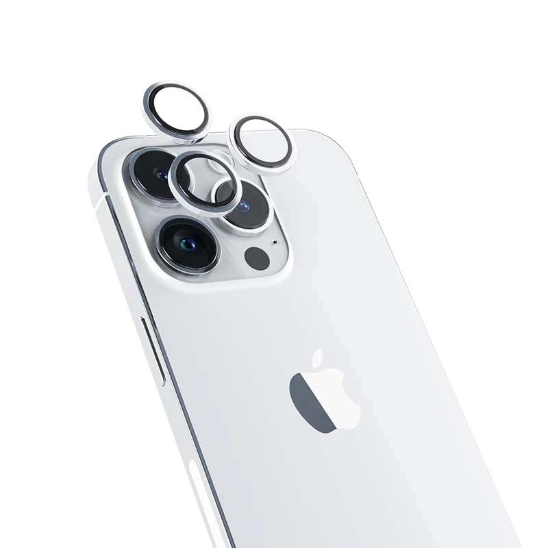 ISTYLE Aluminium Lens Protector Apple iPhone 14 Pro / 14 Pro Max (6,1") - silver