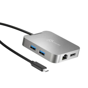 Докинг станция j5create JCD391 86W, USB-C, USB-, HDMI, RJ-45
