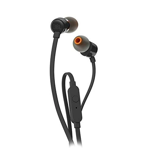 Слушалки JBL T110, Ear, Черен