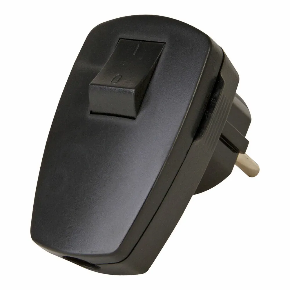 Щепсел щифт Kopp Черен 230 V