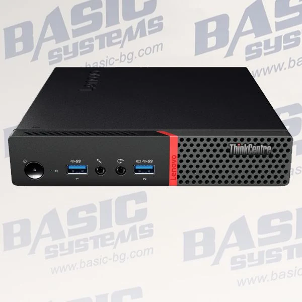 Lenovo ThinkCentre M710Q Tiny Компютър втора употреба - CPU i3 6100T, 8GB RAM DDR4, 500GB HDD, HD Graphics 630