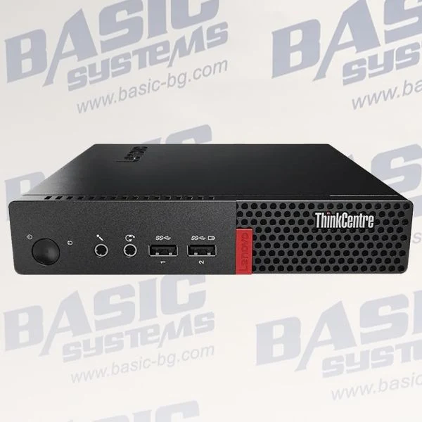 Lenovo ThinkCentre M710Q Tiny Компютър втора употреба - CPU i3 6100T, 8GB RAM DDR4, 500GB HDD, HD Graphics 630