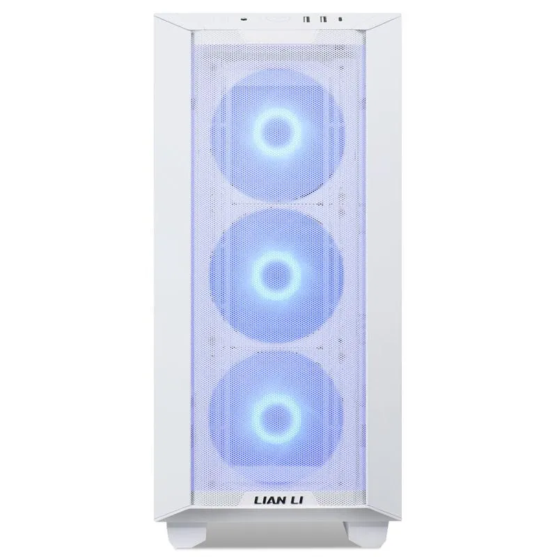 Кутия Lian-Li LANCOOL III RGB Mid-Tower, Tempered Glass, Бяла
