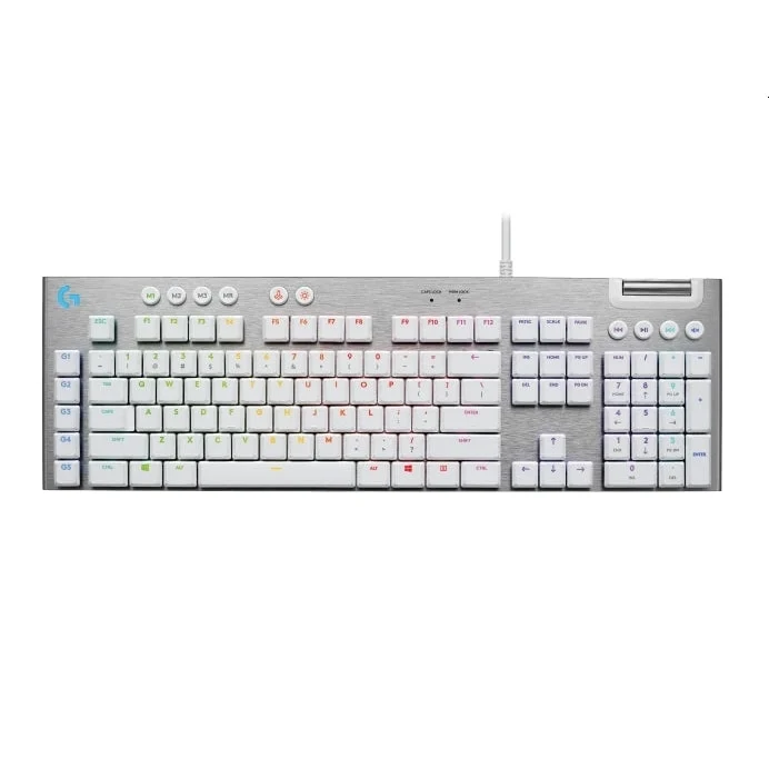 Клавиатура, Logitech G815 LIGHTSPEED RGB Mechanical Gaming Keyboard GL Tactile - WHITE - US INT`L - USB - N/ - INTNL-973 -...