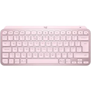 Безжична клавиатура Logitech MX Keys Mini, Bluetooth, USB-C, Розова