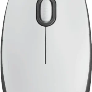 Жична оптична мишка LOGITECH M100, USB, Бял