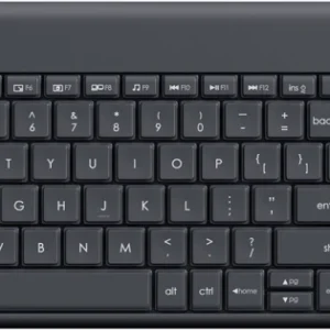 Клавиатура Logitech Wireless Touch K400 Plus, Черна