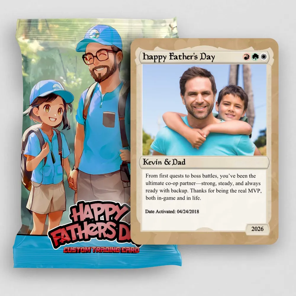 Love Gathering Father's day Card - Photo