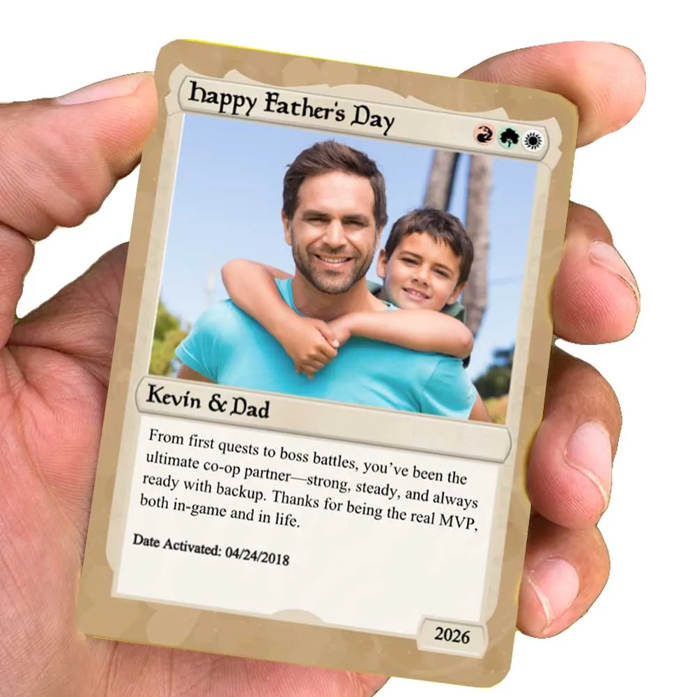 Love Gathering Father's day Card - Photo