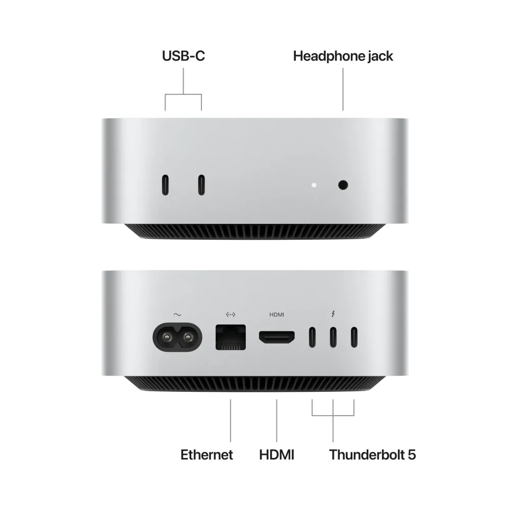 Mac mini M4 Pro Apple M4 Pro чип с 14-ядрен CPU и 20-ядрен GPU 48GB 4TB