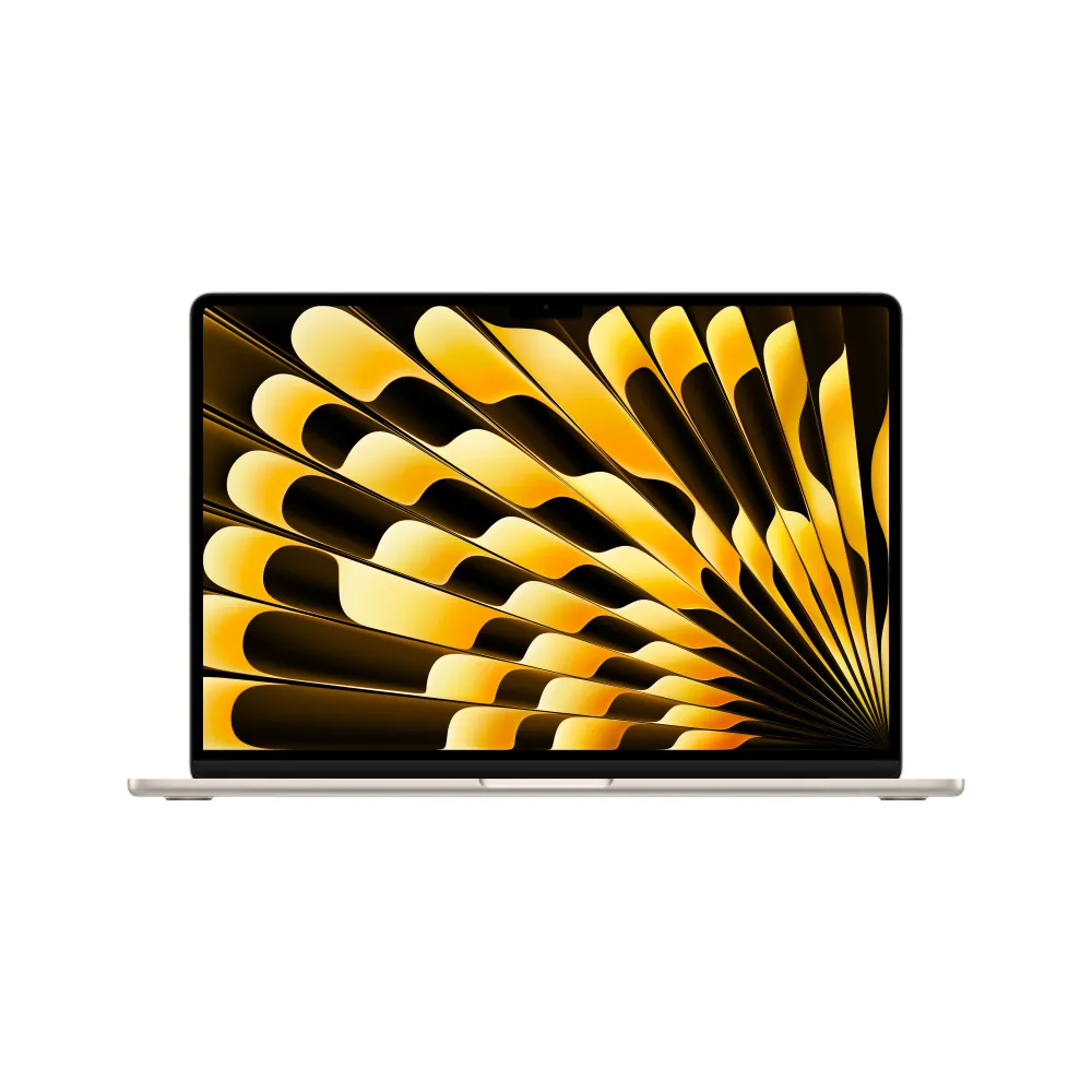 15-инчов MacBook Air:Apple M5 чип с 10-ядрен CPU и 10-ядрен GPU, 4TB SSD, 24GB RAM, International English - Starlight CTO