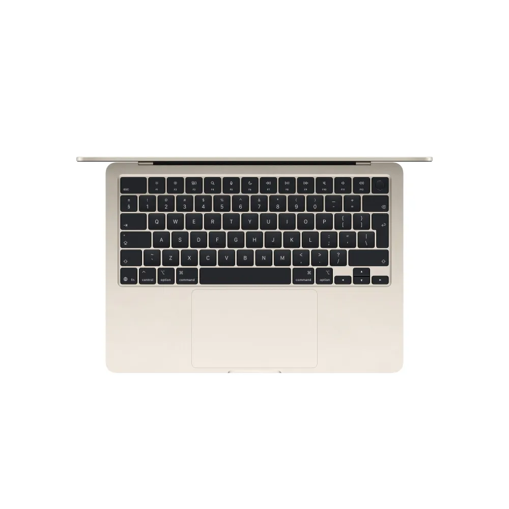 13-инчов MacBook Air:Apple M5 чип с 10-ядрен CPU и 10-ядрен GPU, 512GB SSD, 16GB RAM, International English - Starlight CTO