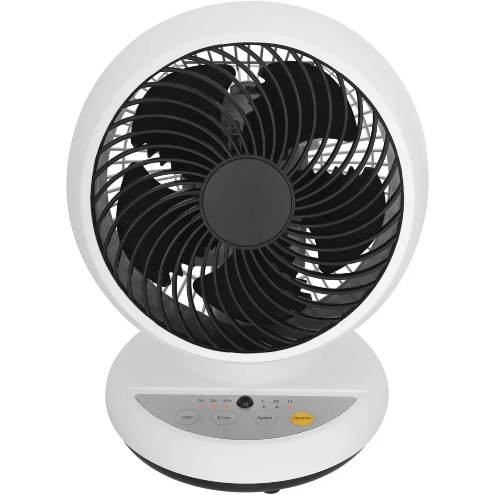 Настолен кръгъл вентилатор Midea 21cm 30W с дистанционно управление