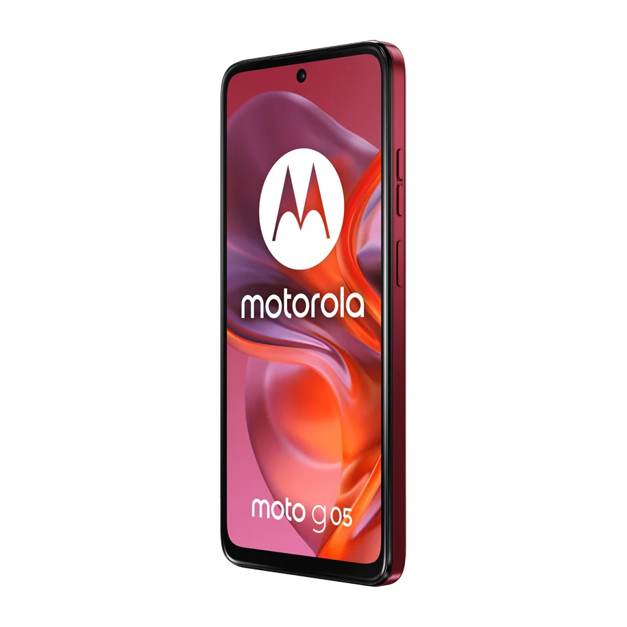 Смартфон MOTOROLA MOTO G05 PLUM RED 256GB - НОВ 24 месеца гаранция