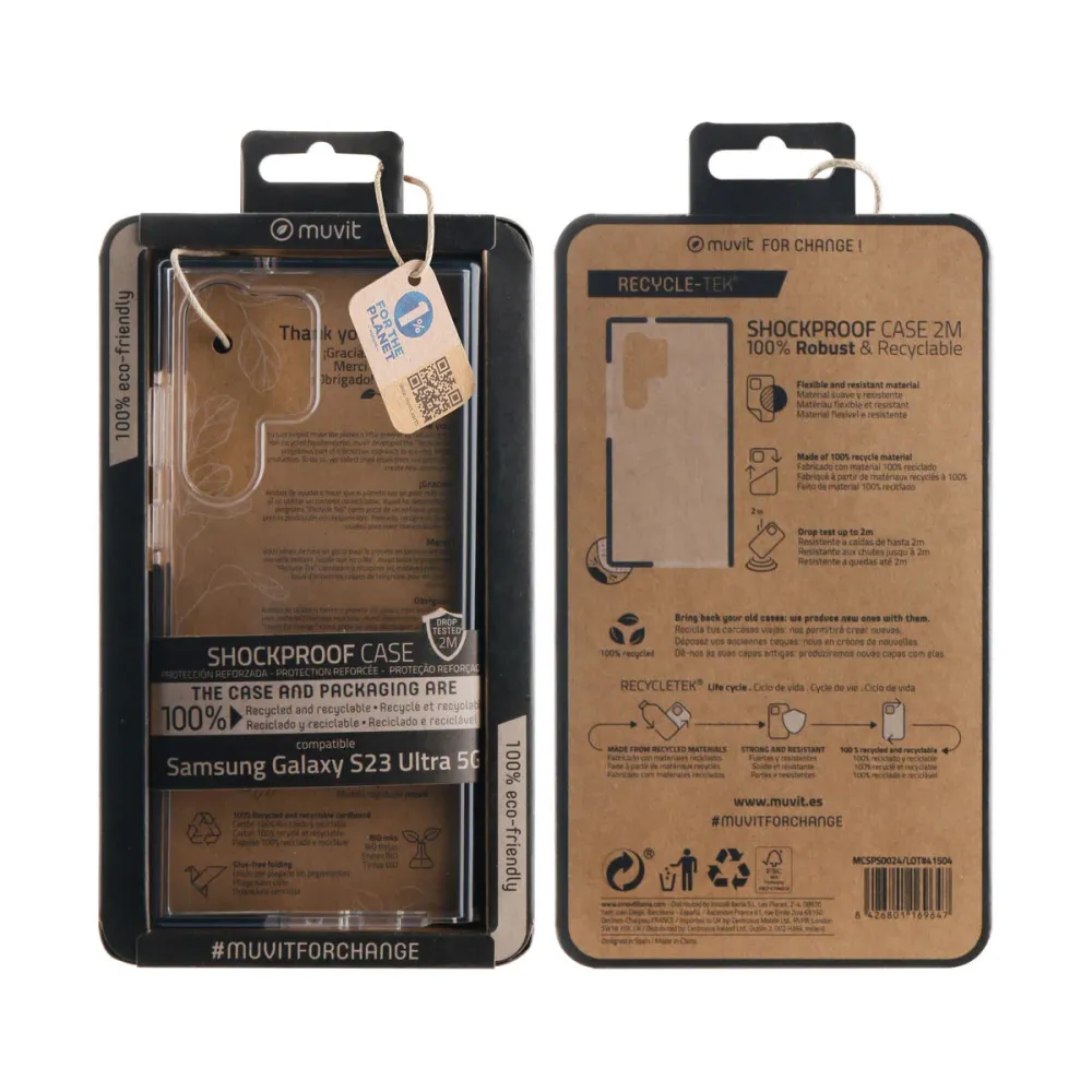 Калъф за мобилен телефон Muvit Change Galaxy S23 Ultra 5G Samsung Galaxy S23 Ultra