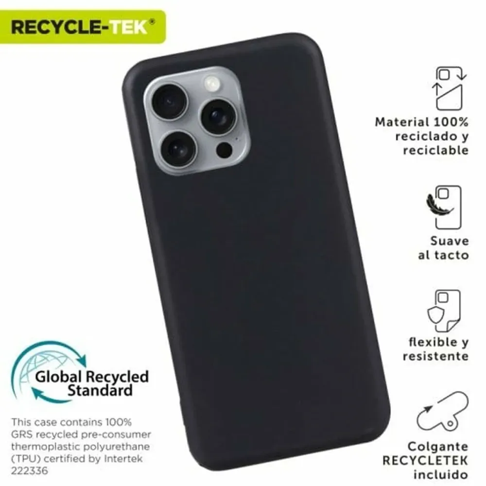 Калъф за мобилен телефон Muvit iPhone 16 Pro Черен