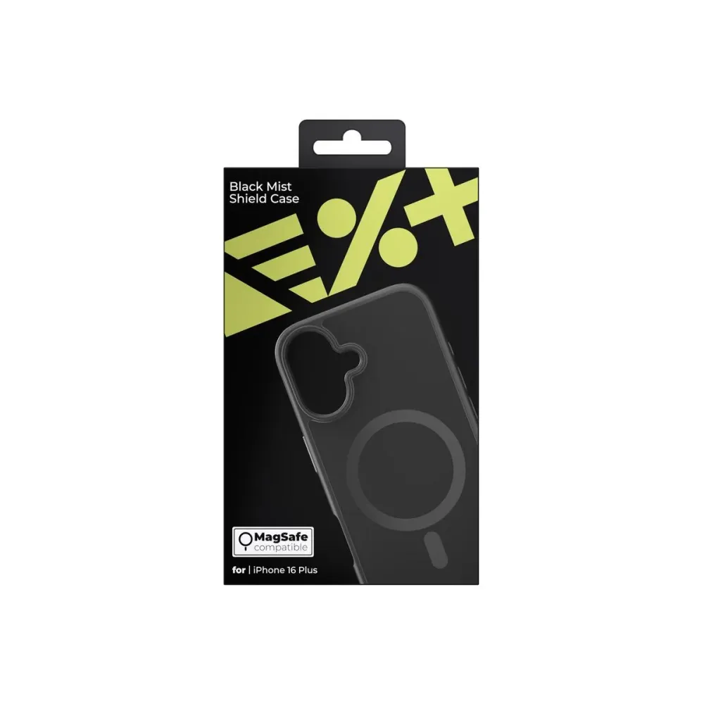 NEXT ONE BLACK MIST SHIELD CASE iPhone 16 PLUS |MAGSAFE COMPATIBLE