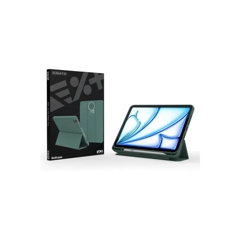 NEXT ONE GREEN ROLLCASE IPAD AIR 13" M2"