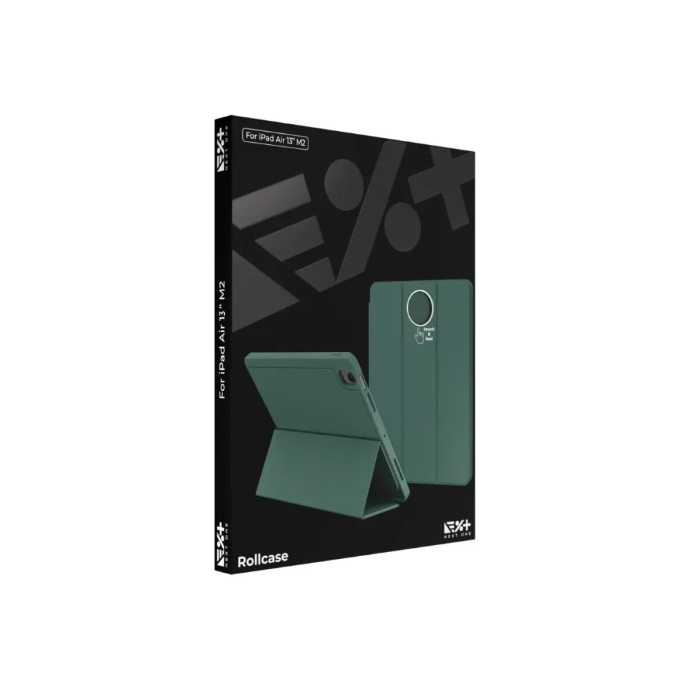NEXT ONE GREEN ROLLCASE IPAD AIR 13" M2"