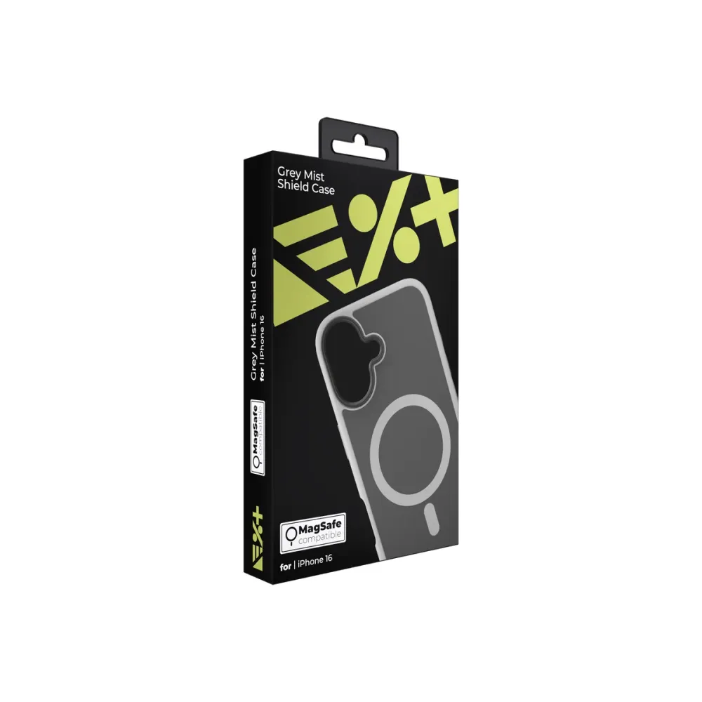 NEXT ONE GREY MIST SHIELD CASE iPhone 16 | MAGSAFE COMPATIBLE
