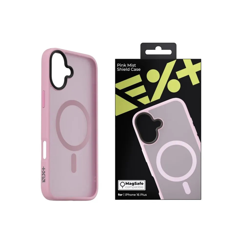 NEXT ONE PINK MIST SHIELD CASE iPhone 16 PLUS | MAGSAFE COMPATIBLE