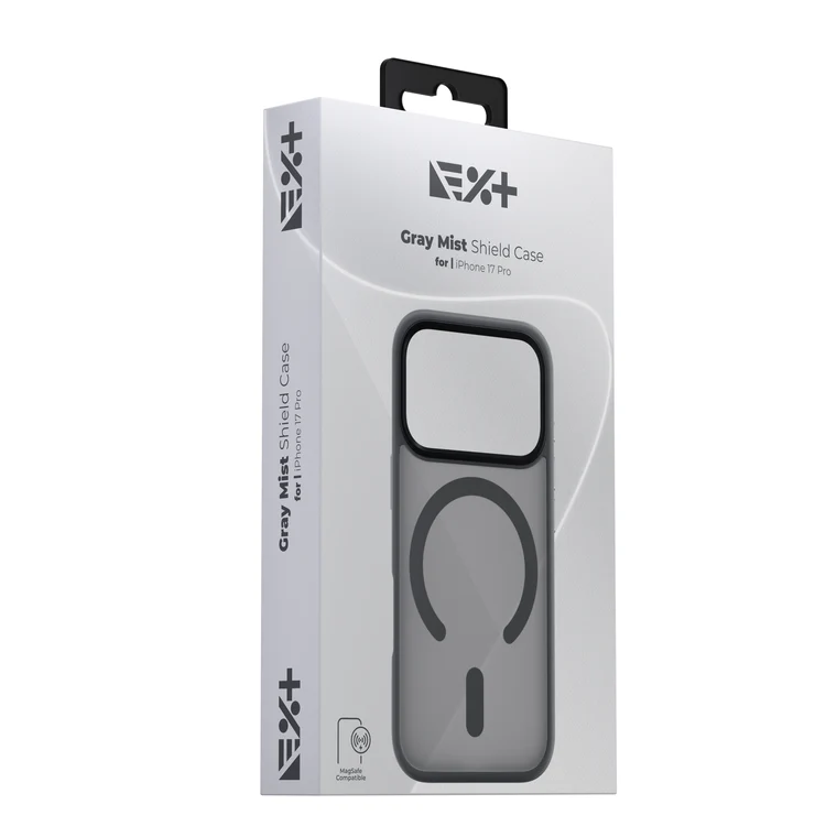 NOA Grey Mist Shield Case iPhone 17 Pro | MagSafe Compatible