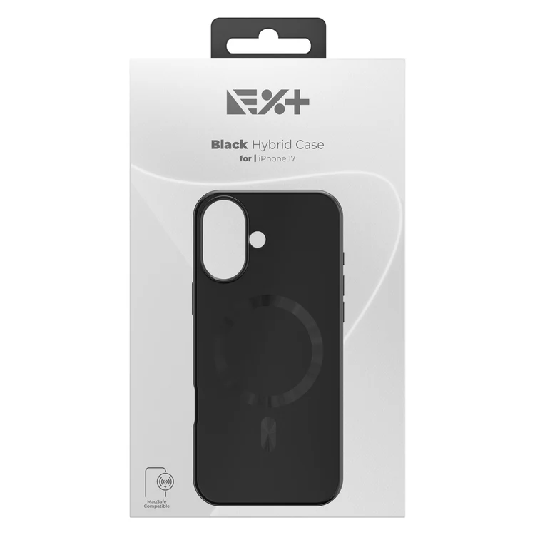NOA Hybrid Case iPhone 17 | Black | MagSafe Compatible