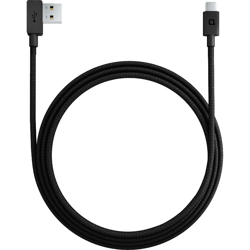 Кабел Nonda ZUS USB-А към USB-C - 1,2m черен