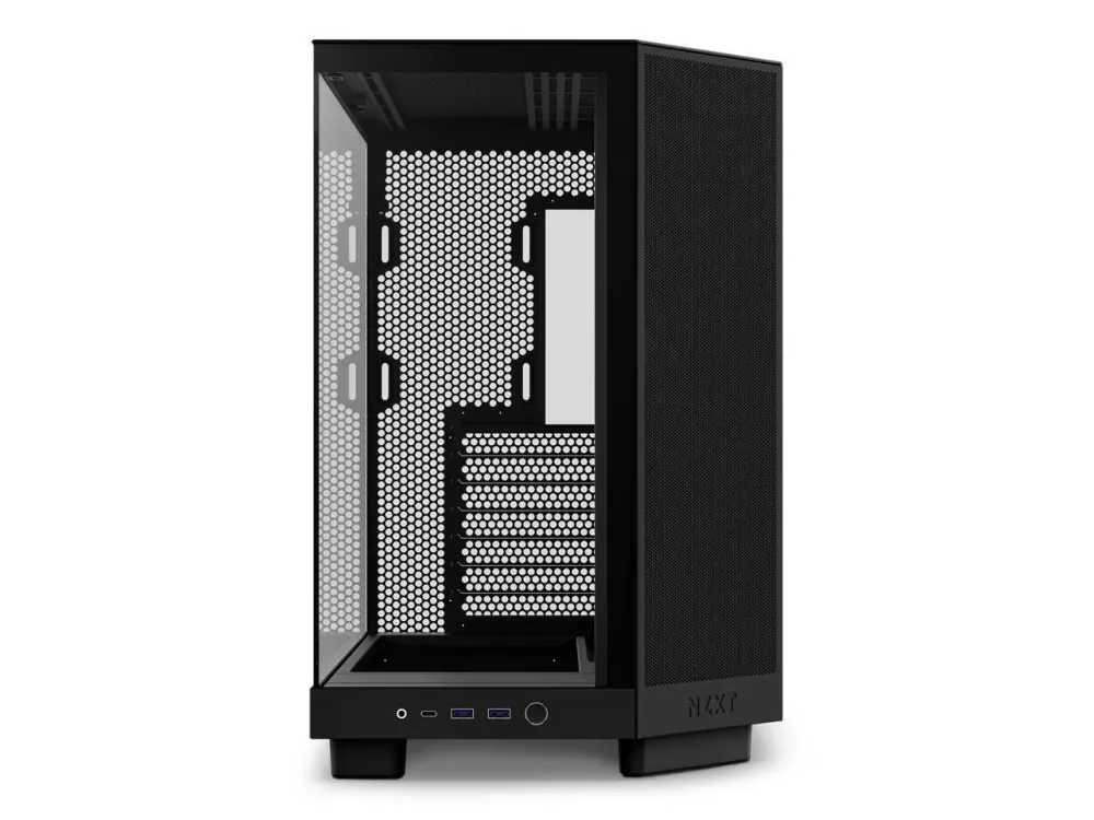 Кутия NZXT H6 Flow Matte Black - Middle Tower