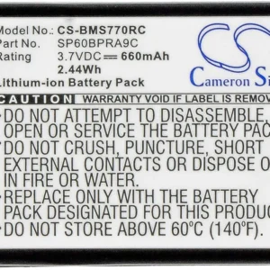 Батерия за телефон Panasonic KX-TCA285, KX-TCA385, KX-UDT121 LiIon 3,7V 660 mAh Cameron Sino