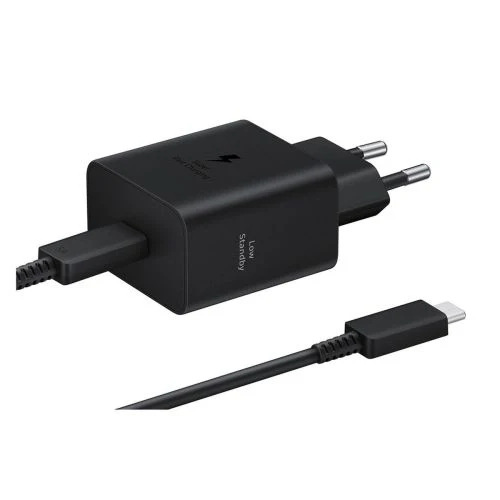 Samsung Travel Charger 45W Type-C to Type-C cable (1.8m), PD3.0, PDO/PPS, Black EU (EP-T4511XBEGWW)