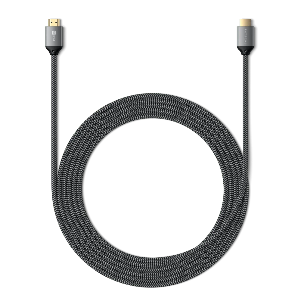 Satechi 8K Ultra HD High Speed HDMI Braided cable 2m - Black