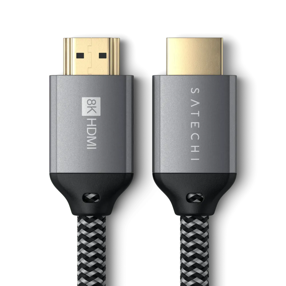 Satechi 8K Ultra HD High Speed HDMI Braided cable 2m - Black