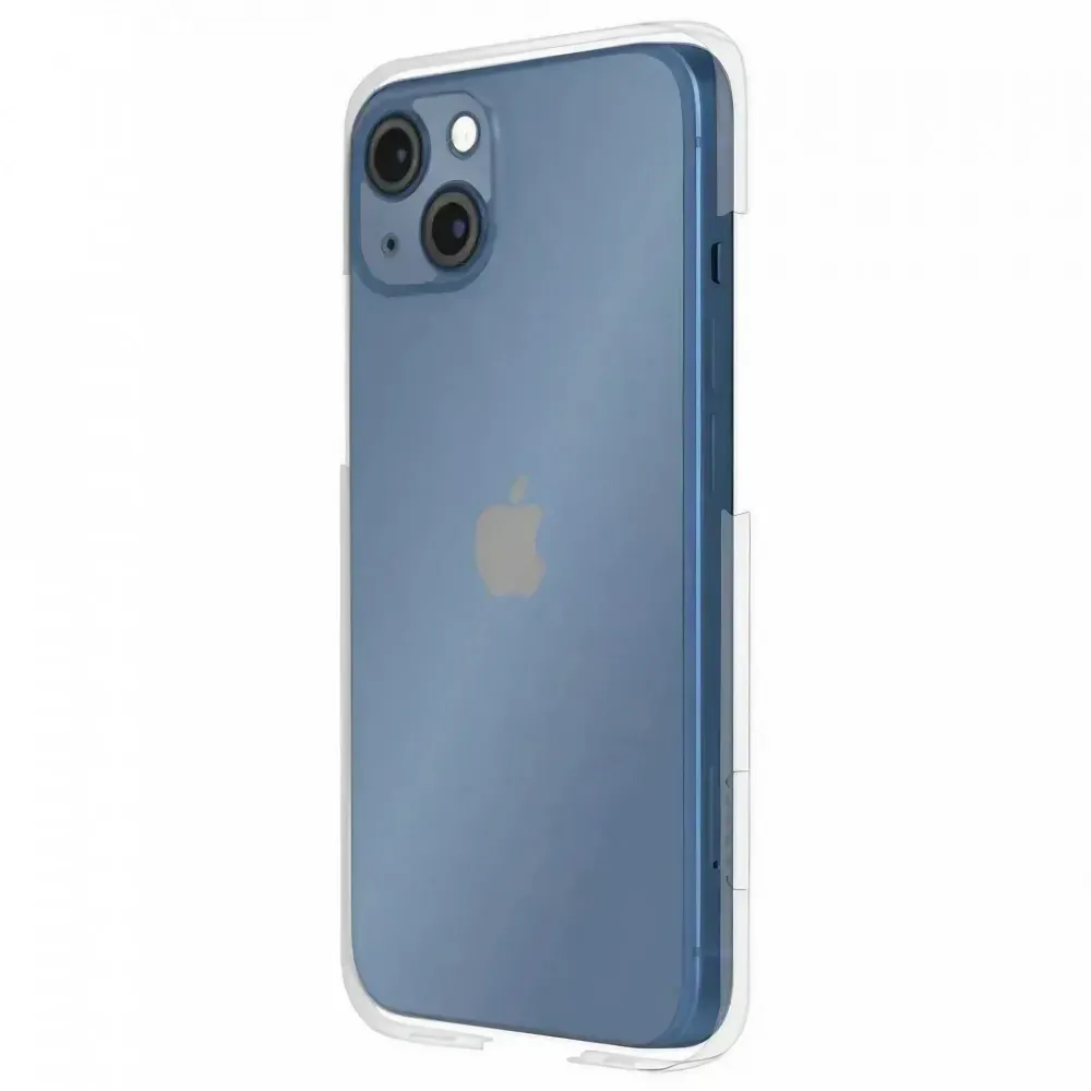 Set protectie 360 Vivimall environment Mobile pentru iPhone 14, protectie ecran, spate, laterale, Transparent